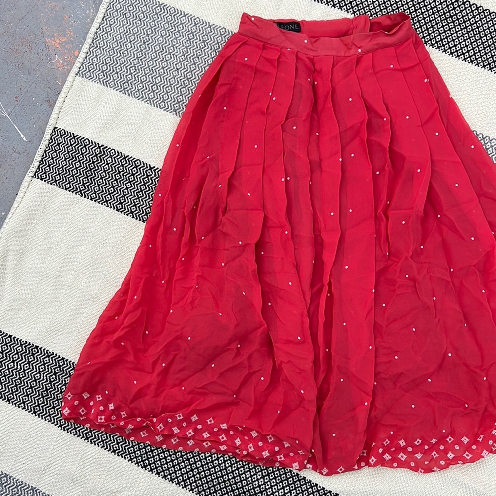 Silk Vintage Skirt Made In Italy